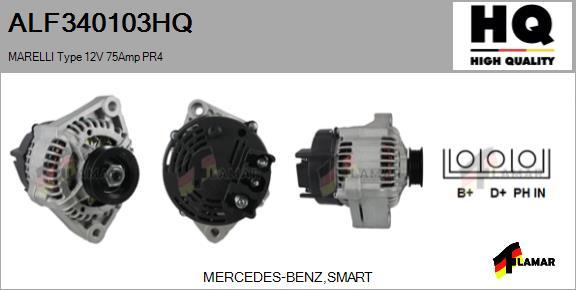 FLAMAR ALF340103HQ - Alternator furqanavto.az