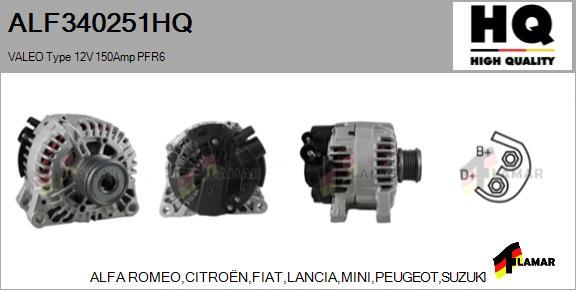 FLAMAR ALF340251HQ - Alternator furqanavto.az