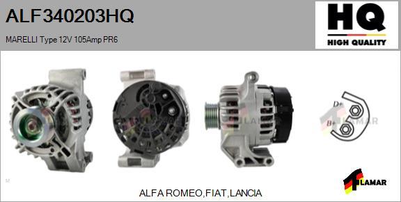 FLAMAR ALF340203HQ - Alternator furqanavto.az