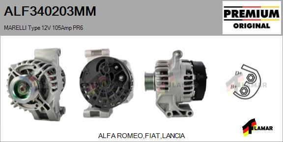 FLAMAR ALF340203MM - Alternator furqanavto.az