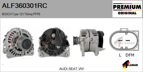 FLAMAR ALF360301RC - Alternator furqanavto.az