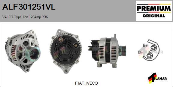 FLAMAR ALF301251VL - Alternator furqanavto.az