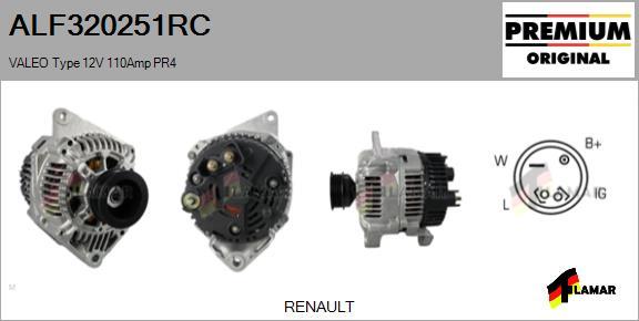 FLAMAR ALF320251RC - Alternator furqanavto.az