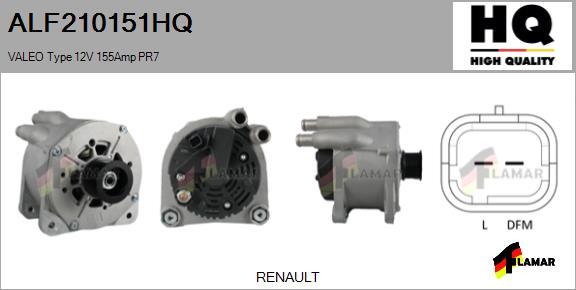 FLAMAR ALF210151HQ - Alternator furqanavto.az