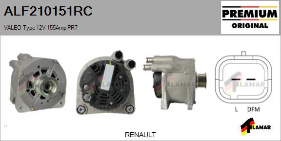 FLAMAR ALF210151RC - Alternator furqanavto.az