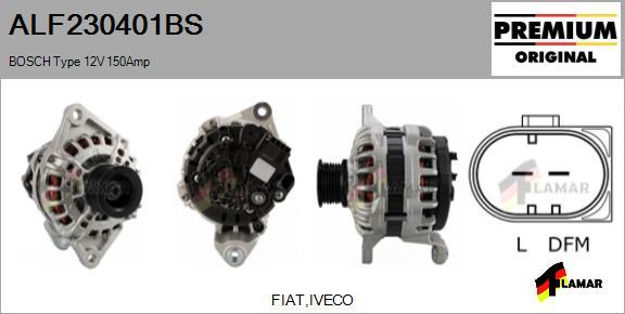 FLAMAR ALF230401BS - Alternator furqanavto.az