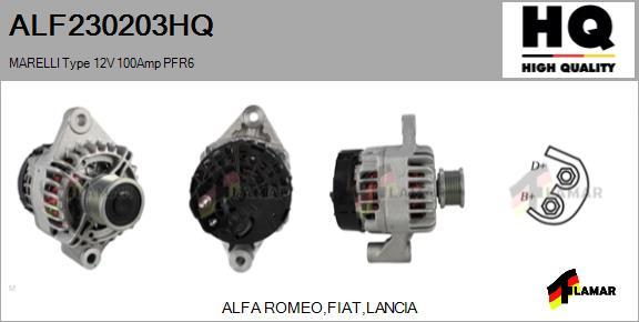 FLAMAR ALF230203HQ - Alternator furqanavto.az