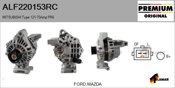 FLAMAR ALF220153RC - Alternator furqanavto.az