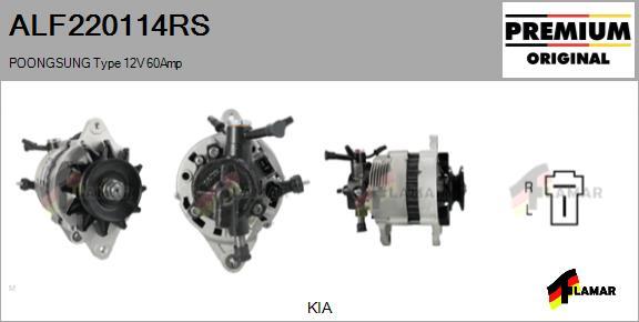 FLAMAR ALF220114RS - Alternator furqanavto.az