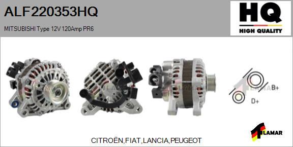 FLAMAR ALF220353HQ - Alternator furqanavto.az