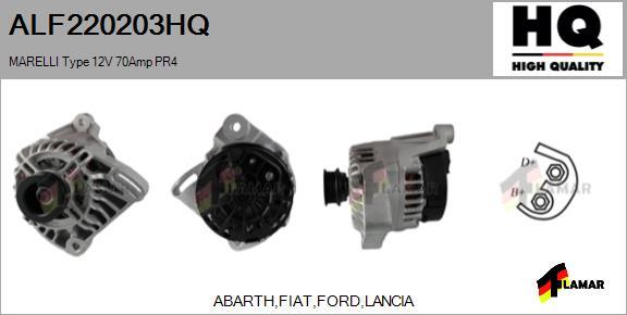 FLAMAR ALF220203HQ - Alternator furqanavto.az