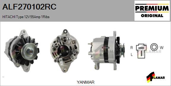 FLAMAR ALF270102RC - Alternator furqanavto.az