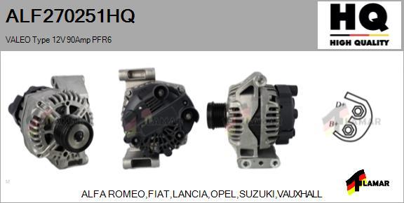 FLAMAR ALF270251HQ - Alternator furqanavto.az