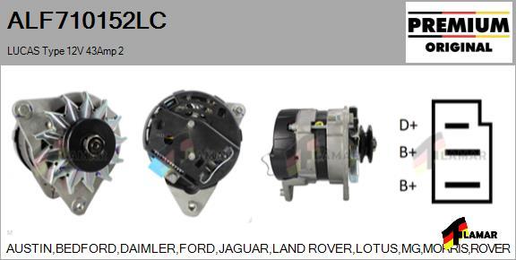 FLAMAR ALF710152LC - Alternator furqanavto.az