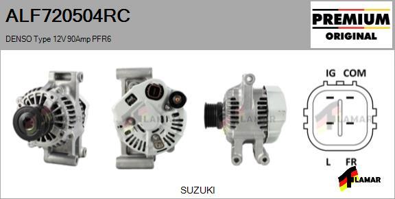 FLAMAR ALF720504RC - Alternator furqanavto.az