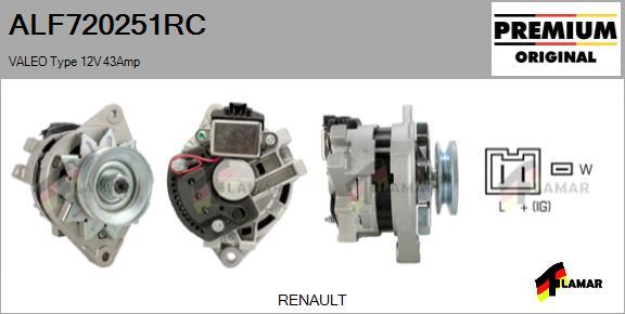 FLAMAR ALF720251RC - Alternator furqanavto.az