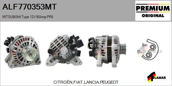 FLAMAR ALF770353MT - Alternator furqanavto.az