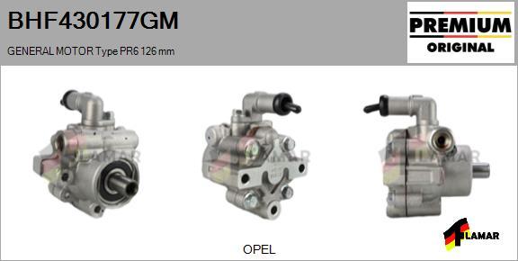 FLAMAR BHF430177GM - Hidravlik nasos, sükan sistemi furqanavto.az