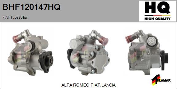 FLAMAR BHF120147HQ - Hidravlik nasos, sükan sistemi furqanavto.az