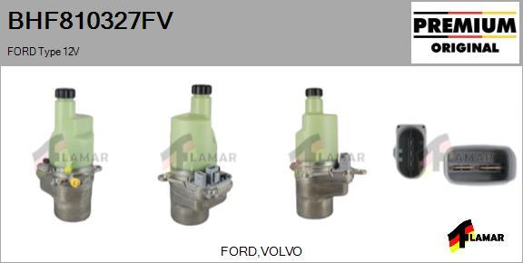 FLAMAR BHF810327FV - Hidravlik nasos, sükan sistemi furqanavto.az