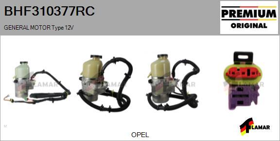 FLAMAR BHF310377RC - Hidravlik nasos, sükan sistemi furqanavto.az