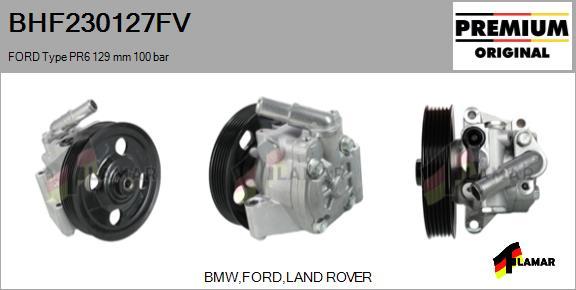 FLAMAR BHF230127FV - Hidravlik nasos, sükan sistemi furqanavto.az