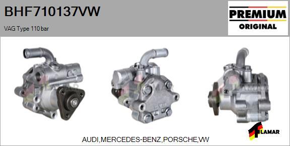 FLAMAR BHF710137VW - Hidravlik nasos, sükan sistemi furqanavto.az