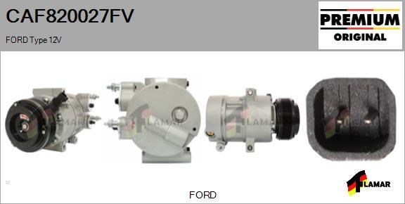 FLAMAR CAF820027FV - Kompressor, kondisioner furqanavto.az