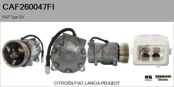 FLAMAR CAF260047FI - Kompressor, kondisioner furqanavto.az