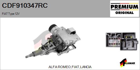 FLAMAR CDF910347RC - Sükan sütunu furqanavto.az