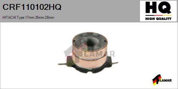 FLAMAR CRF110102HQ - Sürüşmə halqası, alternator furqanavto.az