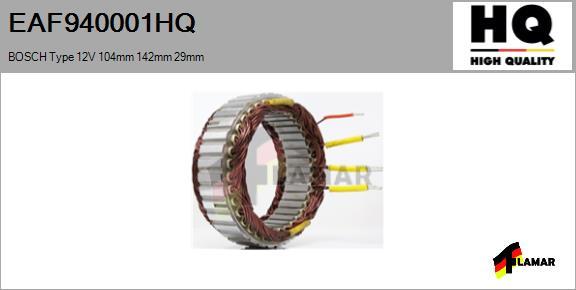 FLAMAR EAF940001HQ - Stator, alternator furqanavto.az