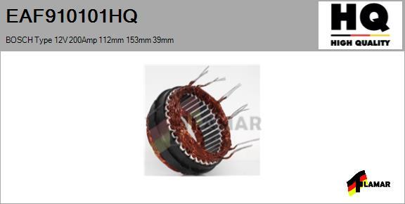 FLAMAR EAF910101HQ - Stator, alternator furqanavto.az