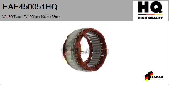 FLAMAR EAF450051HQ - Stator, alternator furqanavto.az