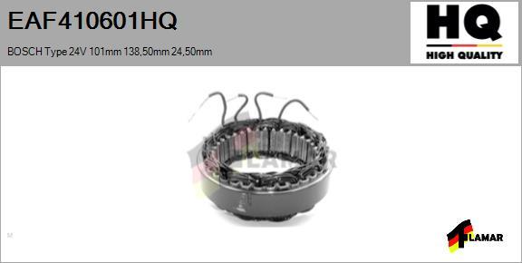 FLAMAR EAF410601HQ - Stator, alternator furqanavto.az