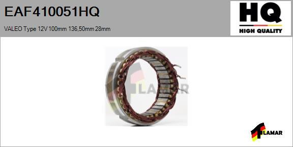 FLAMAR EAF410051HQ - Stator, alternator furqanavto.az