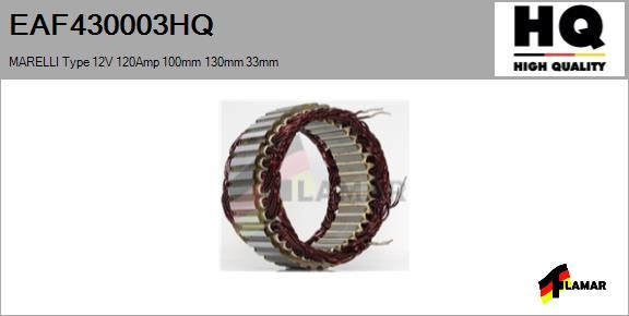 FLAMAR EAF430003HQ - Stator, alternator furqanavto.az