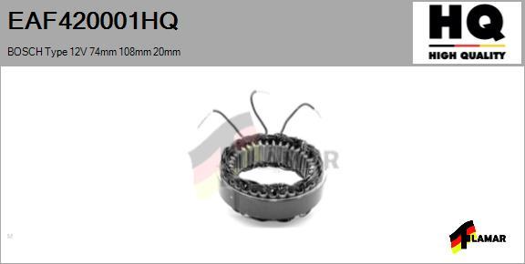 FLAMAR EAF420001HQ - Stator, alternator furqanavto.az