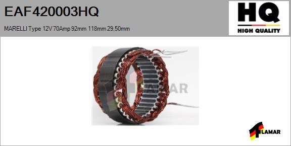 FLAMAR EAF420003HQ - Stator, alternator furqanavto.az