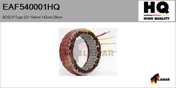 FLAMAR EAF540001HQ - Stator, alternator furqanavto.az