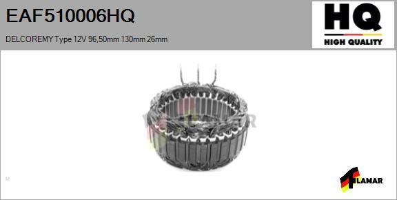 FLAMAR EAF510006HQ - Stator, alternator furqanavto.az