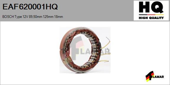 FLAMAR EAF620001HQ - Stator, alternator furqanavto.az