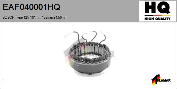 FLAMAR EAF040001HQ - Stator, alternator furqanavto.az