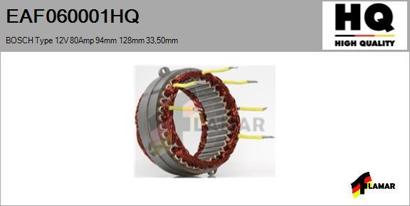 FLAMAR EAF060001HQ - Stator, alternator furqanavto.az