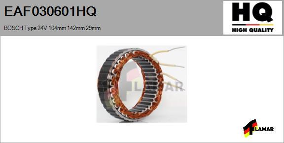 FLAMAR EAF030601HQ - Stator, alternator furqanavto.az