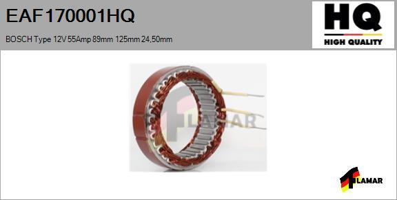 FLAMAR EAF170001HQ - Stator, alternator furqanavto.az