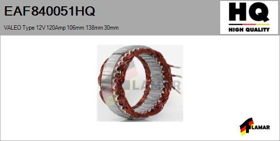 FLAMAR EAF840051HQ - Stator, alternator furqanavto.az