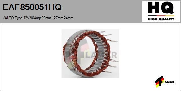 FLAMAR EAF850051HQ - Stator, alternator furqanavto.az