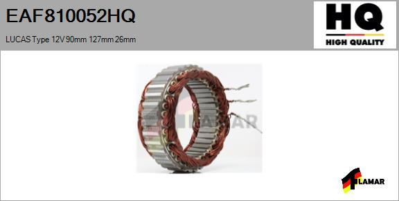 FLAMAR EAF810052HQ - Stator, alternator furqanavto.az