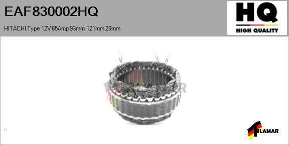 FLAMAR EAF830002HQ - Stator, alternator furqanavto.az